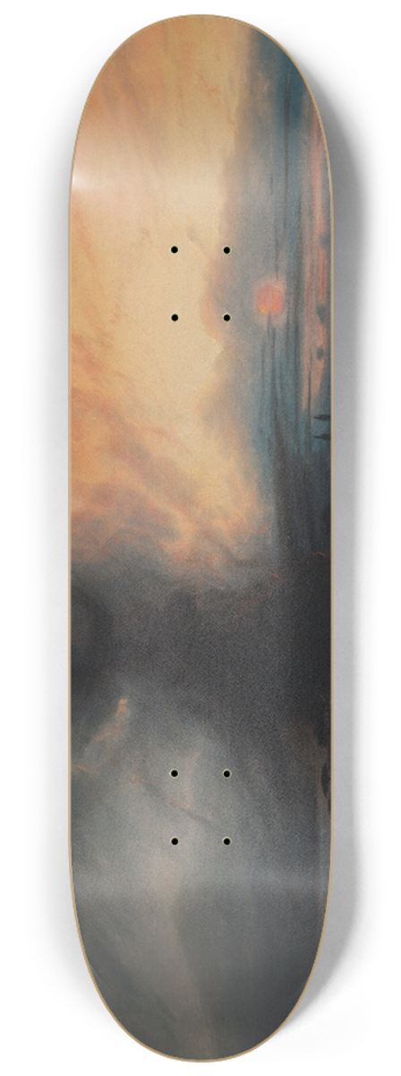 Samuel Colman - The Rock of Salvation 8.25 inch art skate deck