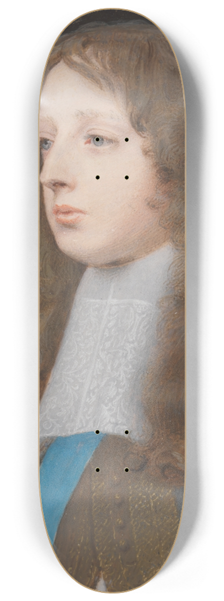 Samuel Cooper - Charles Stuart, third Duke of Richmond and sixth Duke of Lennox 8.25 inch art skate deck
