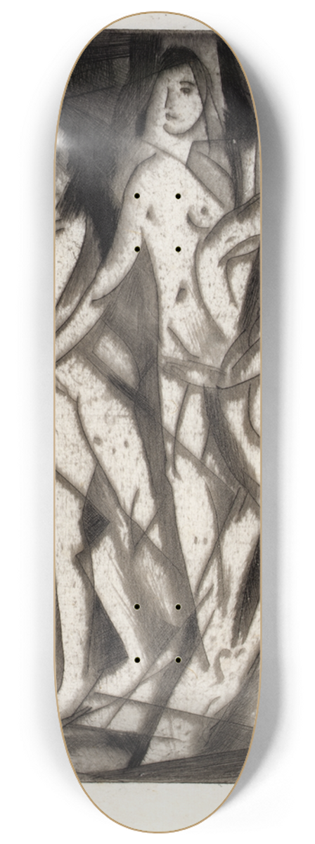 Arthur Bowen Davies - Andante 8.25 inch art skate deck