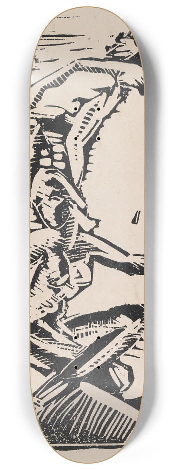 Arthur Bowen Davies - Balance 8.25 inch art skate deck