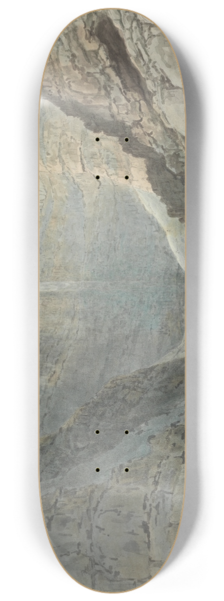 Samuel Davis - Rocky Gorge with a Waterfall 8.25 inch art skate deck
