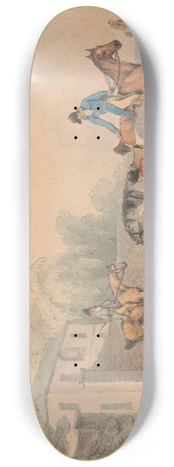 Samuel Howitt - Going out of Kennel 8.25 inch art skate deck