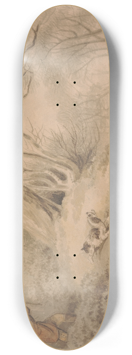 Samuel Howitt - Woodcock Shooting 8.25 inch art skate deck