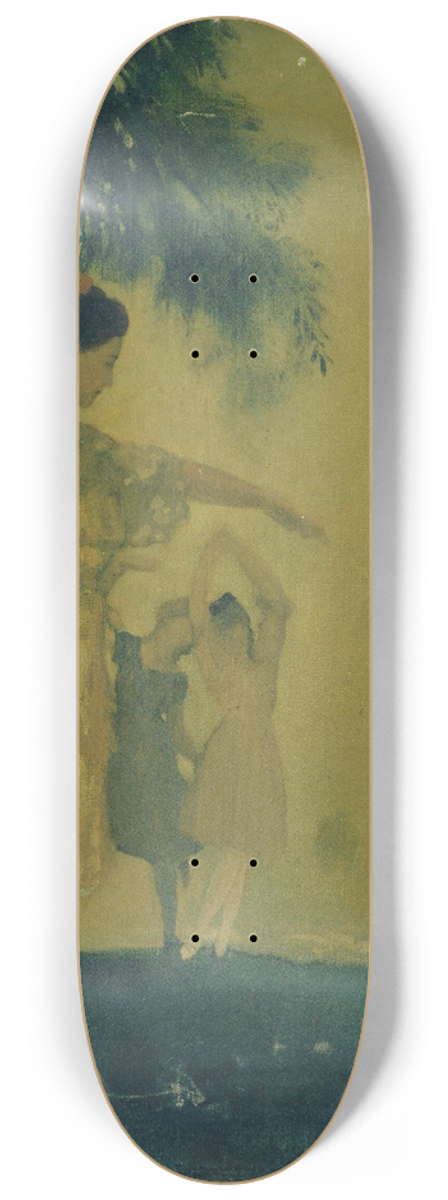 Arthur Bowen Davies - The Dancers 8.25 inch art skate deck