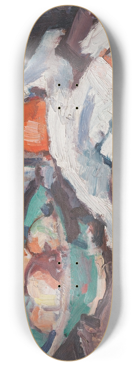 Samuel John Peploe - Still Life with Wine Glass and Fruit 8.25 inch art skate deck