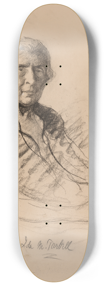 Samuel Johnson Woolf - Ida Minerva Tarbell 8.25 inch art skate deck