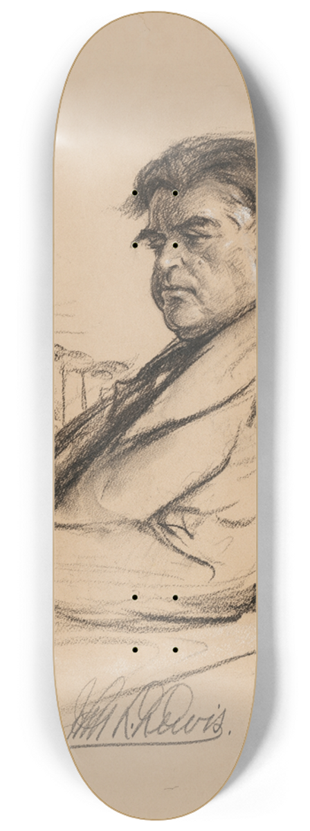 Samuel Johnson Woolf - John Llewellyn Lewis 8.25 inch art skate deck