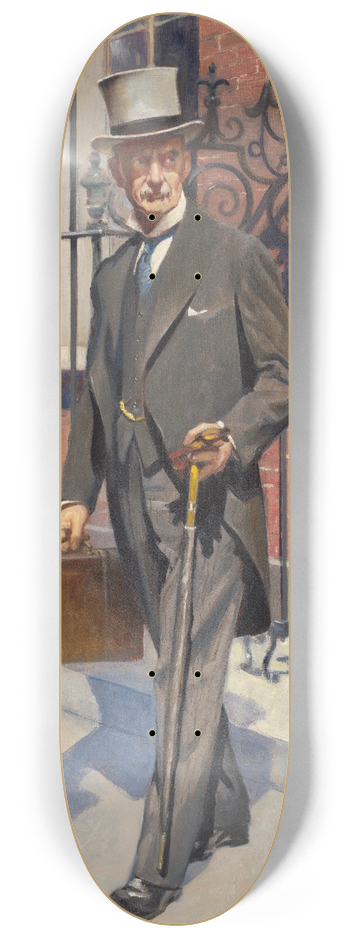 Samuel Johnson Woolf - Neville Chamberlain 8.25 inch art skate deck