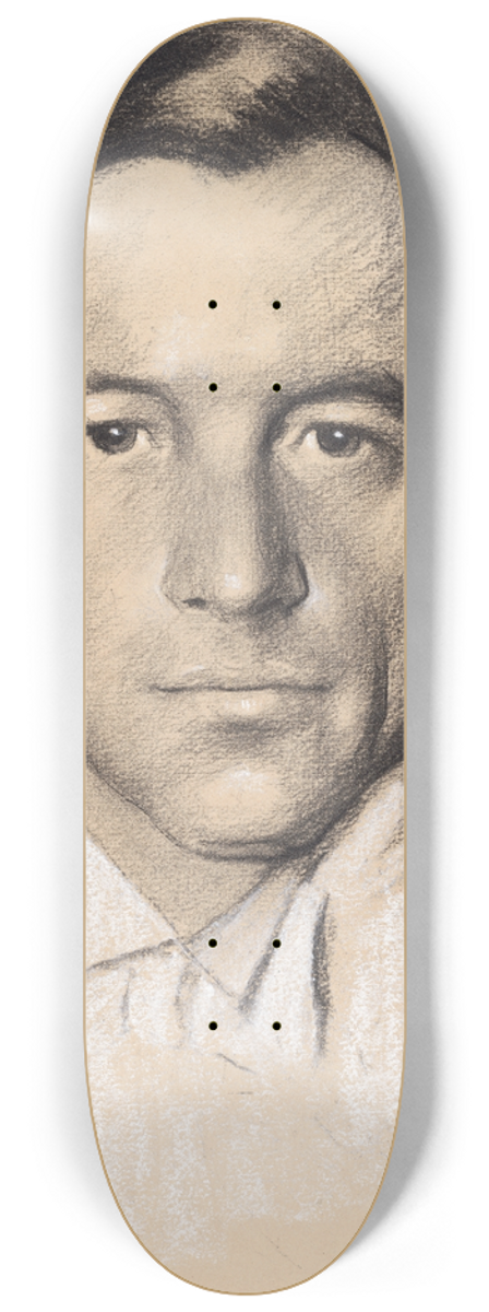 Samuel Johnson Woolf - William Curtis Bok 8.25 inch art skate deck