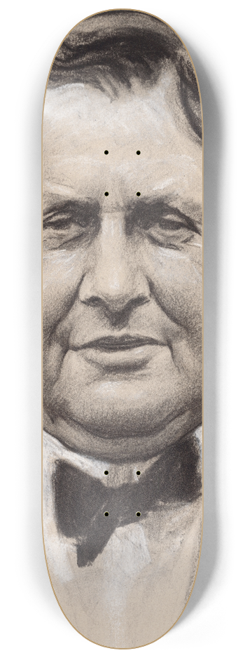 Samuel Johnson Woolf - William Wrigley, Jr. 8.25 inch art skate deck