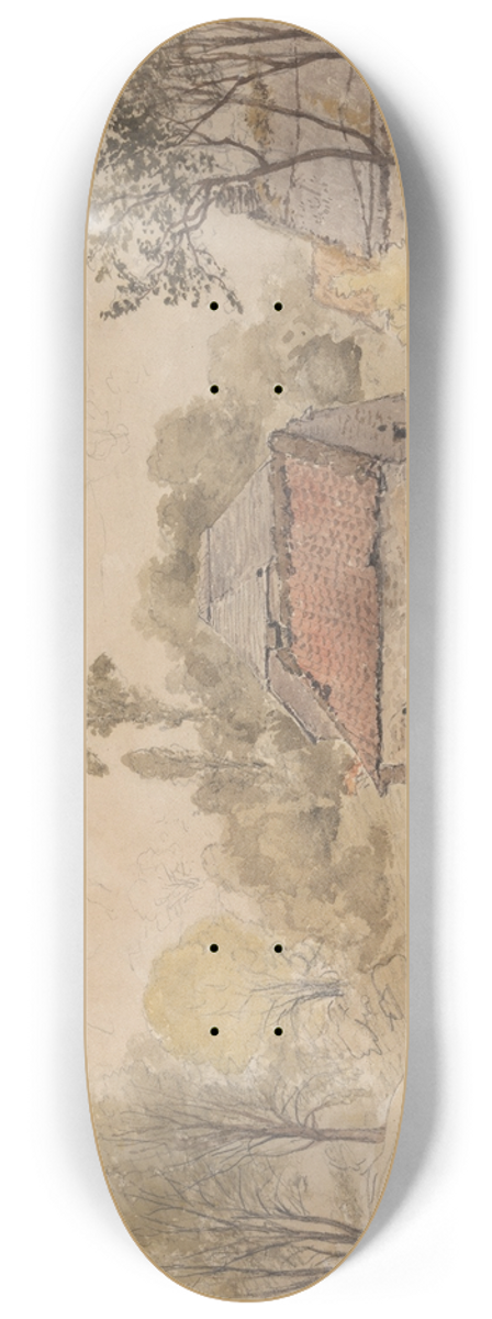 Samuel Palmer - The Barns 8.25 inch art skate deck