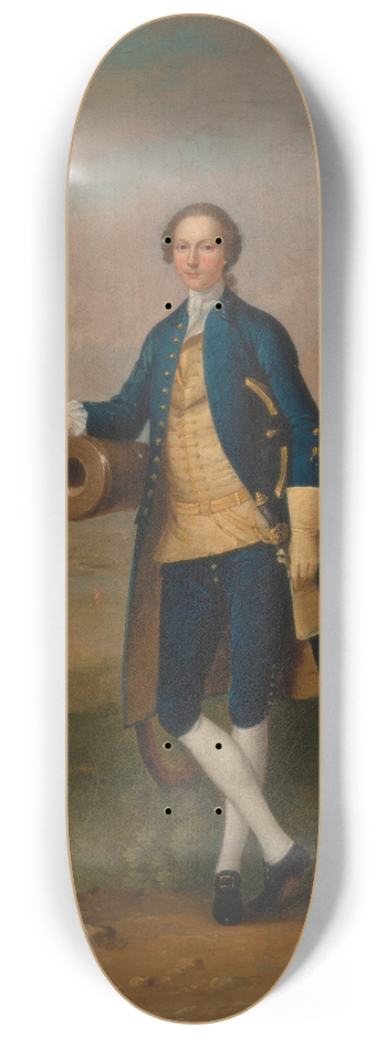 Arthur Devis - Gentleman With A Cannon 8.25 inch art skate deck
