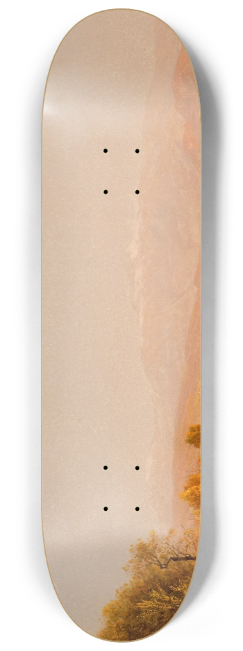 Sanford Robinson Gifford - Indian Summer in the White Mountains 8.25 inch art skate deck