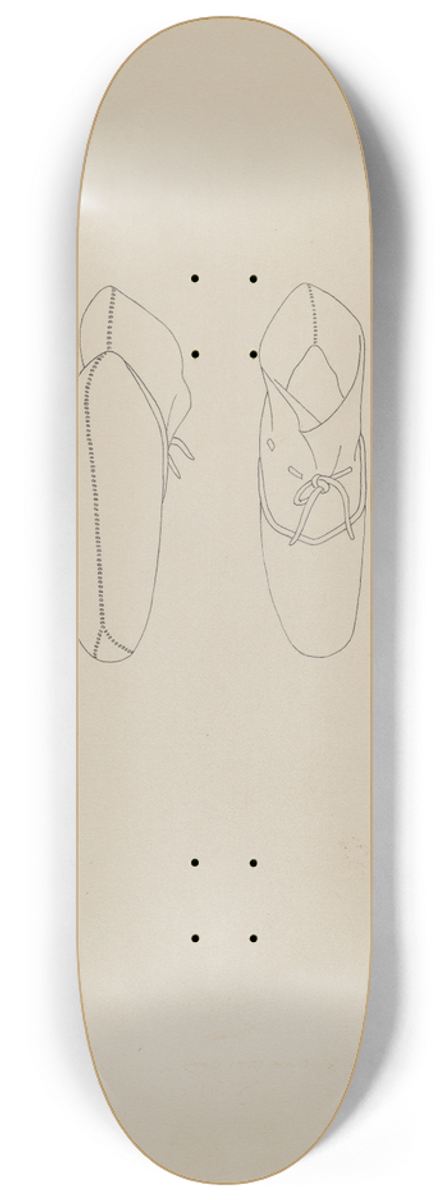 Sara Garfinkel - Infants Booties 8.25 inch art skate deck