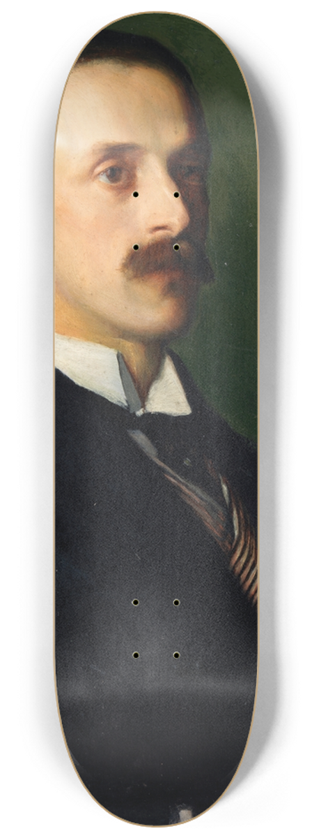 Sarah Cecilia Harrison - Portrait of Sir Hugh Lane (1865-1915), Director of the National Gallery of Ireland 1914-1915 8.25 inch art skate deck