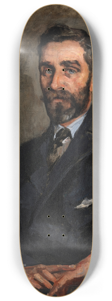 Sarah Henrietta Purser - Portrait of Roger Casement, (1864-1916), Patriot and Revolutionary 8.25 inch art skate deck