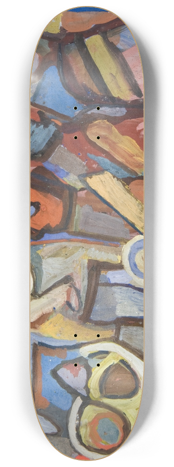 Sasza Blonder - Kompozycja z defilujcymi 8.25 inch art skate deck