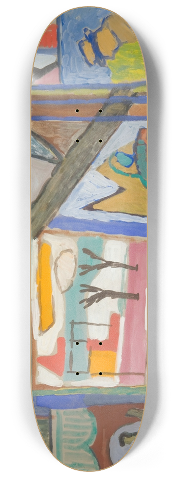 Sasza Blonder - Kompozycja z napisem WEGIELD 8.25 inch art skate deck