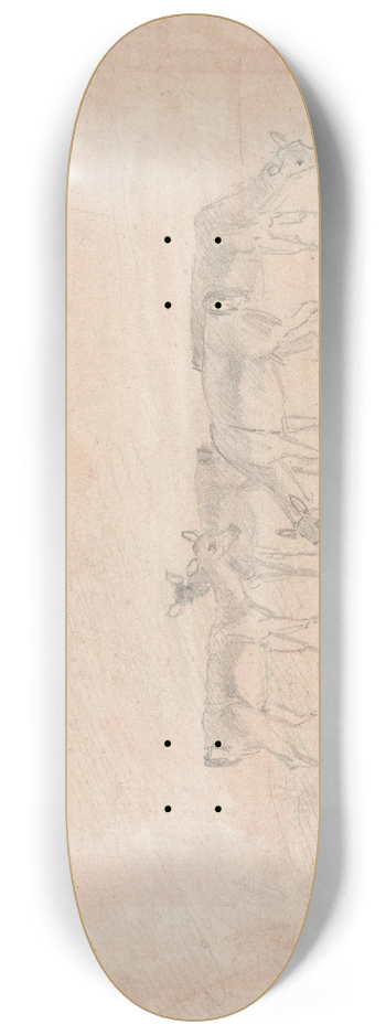 Sawrey Gilpin - Four Deer 8.25 inch art skate deck