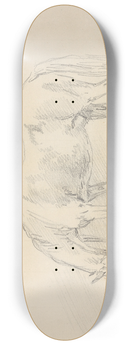 Sawrey Gilpin - Horse Grazing 8.25 inch art skate deck