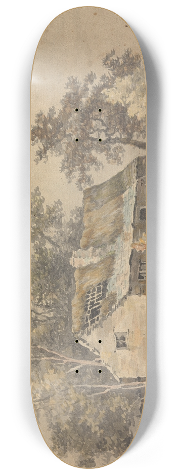 Sawrey Gilpin - Landscape with a Dwelling in Ruin 8.25 inch art skate deck