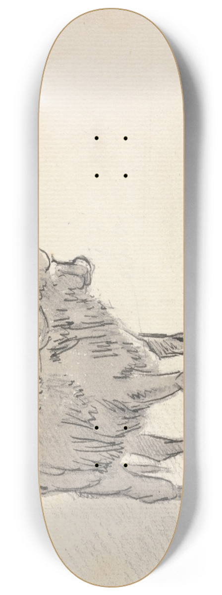 Sawrey Gilpin - Study of a Calf. 8.25 inch art skate deck