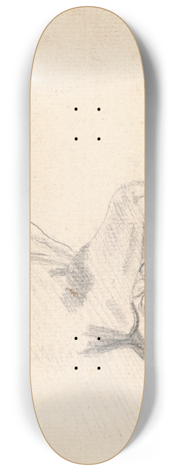 Sawrey Gilpin - Study of a Cows Hoof 8.25 inch art skate deck