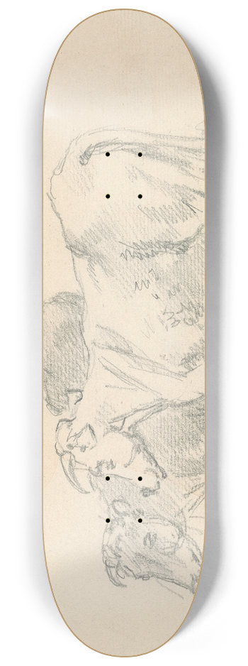 Sawrey Gilpin - Two Cows 8.25 inch art skate deck