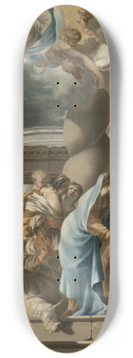 Sbastien Bourdon - The Presentation In The Temple 8.25 inch art skate deck