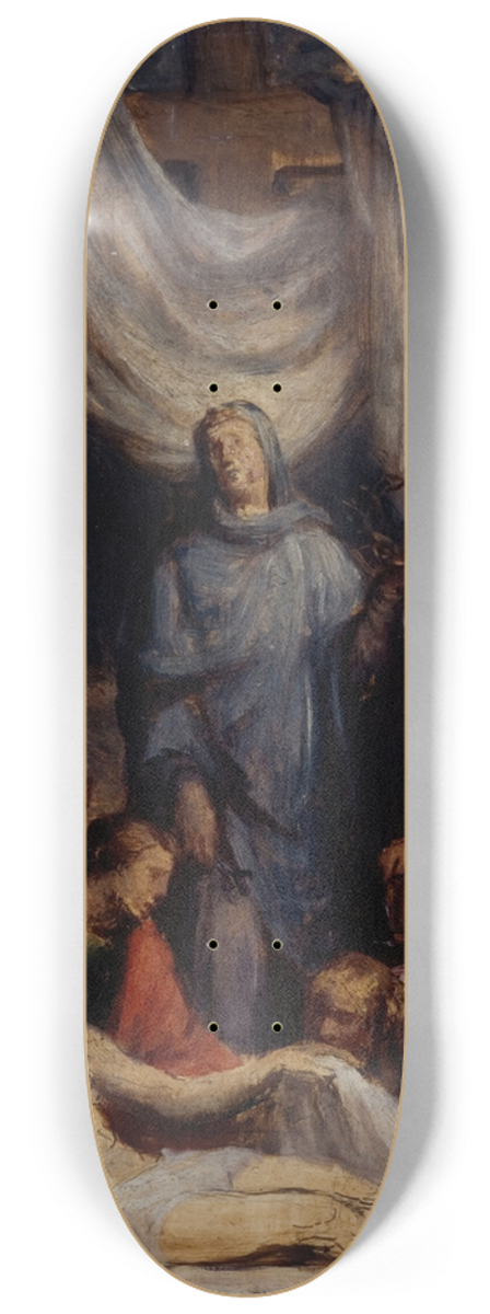 Sbastien Melchior Cornu - Le Christ descendu de la Croix 8.25 inch art skate deck
