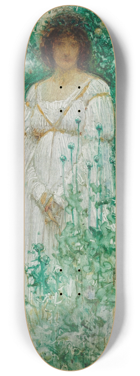 Arthur Hacker - The Poppy Field 8.25 inch art skate deck
