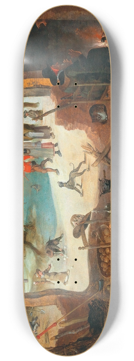 Sebastian Vrancx - An Allegory of Winter 8.25 inch art skate deck