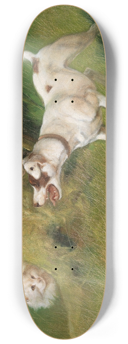 Arthur Heyer - Dog and Cat 8.25 inch art skate deck