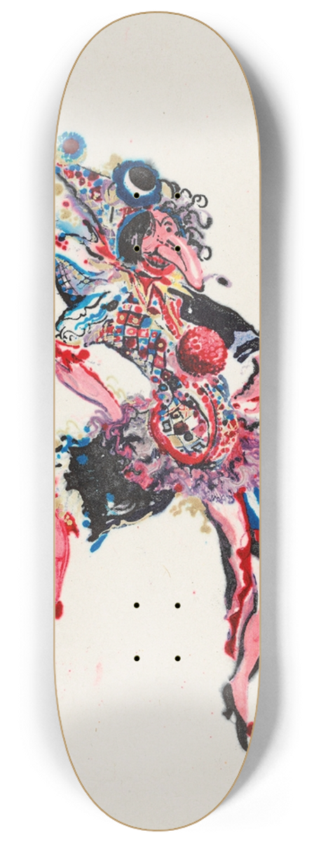 Sergey Chekhonin - Costume design for a jester 8.25 inch art skate deck