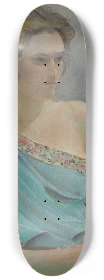 Sergey Chekhonin - Portrait of the artists wife 8.25 inch art skate deck