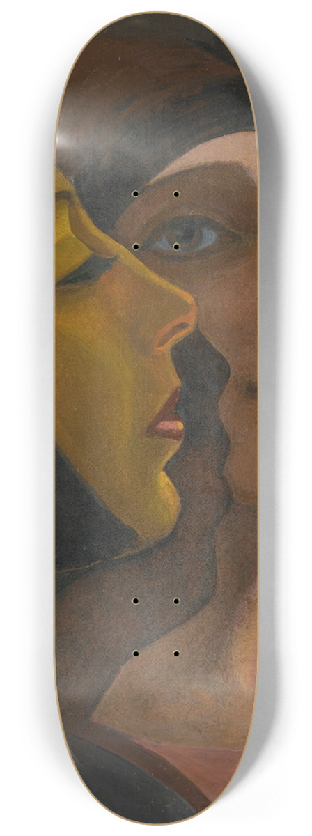 Sergey Yurievich Sudeikin - A Portrait Of Two Ladies 8.25 inch art skate deck