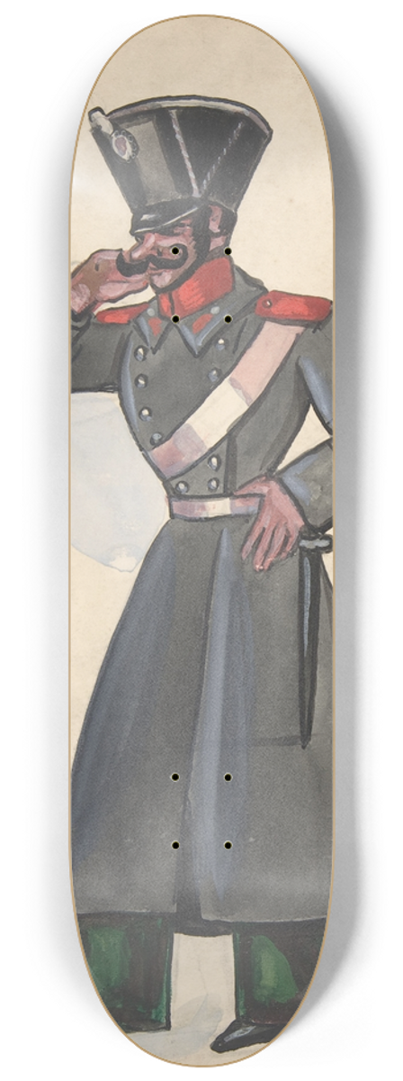 Sergey Yurievich Sudeikin - Soldat 8.25 inch art skate deck