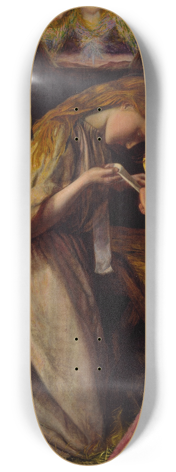 Arthur Hughes - The Nativity 8.25 inch art skate deck