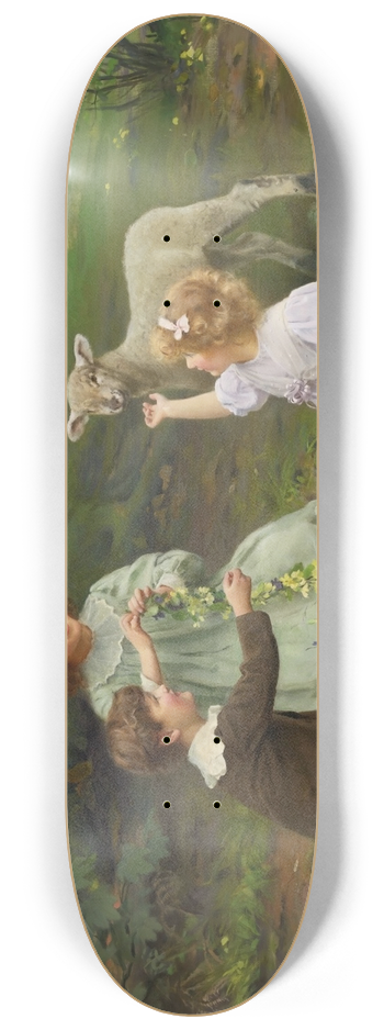 Arthur John Elsley - The Joy of Spring 8.25 inch art skate deck