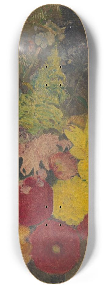 Sigmund Walter Hampel - Blumenstillleben 8.25 inch art skate deck