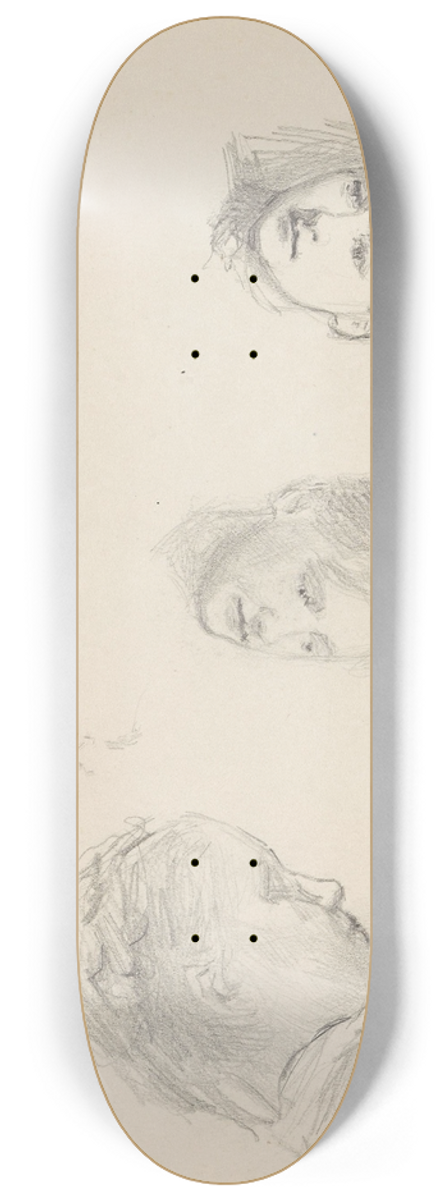 Signe Scheel - Christiane Marie Mathilde Bay; to portretter 8.25 inch art skate deck