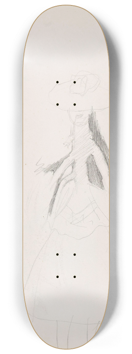 Signe Scheel - Skogskjlven 8.25 inch art skate deck