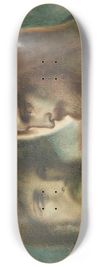 Simeon Solomon - Christ and St. Joseph of Aramathea 8.25 inch art skate deck