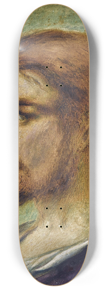 Simeon Solomon - Head Of Christ 8.25 inch art skate deck