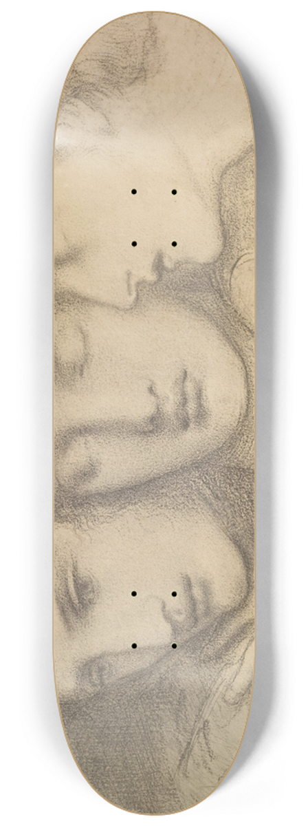 Simeon Solomon - The Sleepers and One that Watcheth 8.25 inch art skate deck