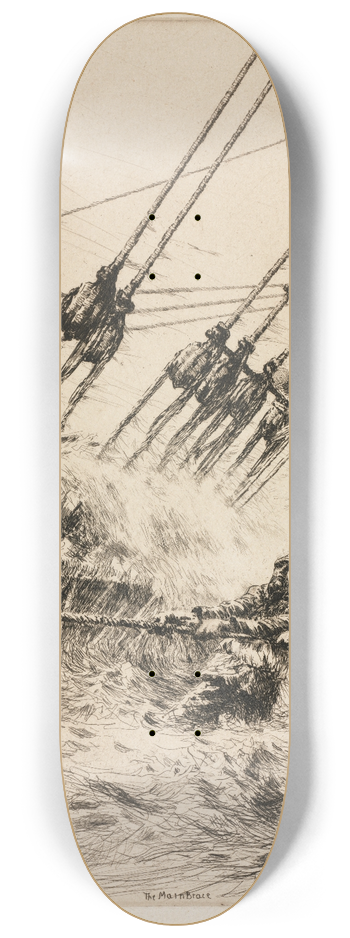 Arthur John Trevor Briscoe - The Main Brace 8.25 inch art skate deck