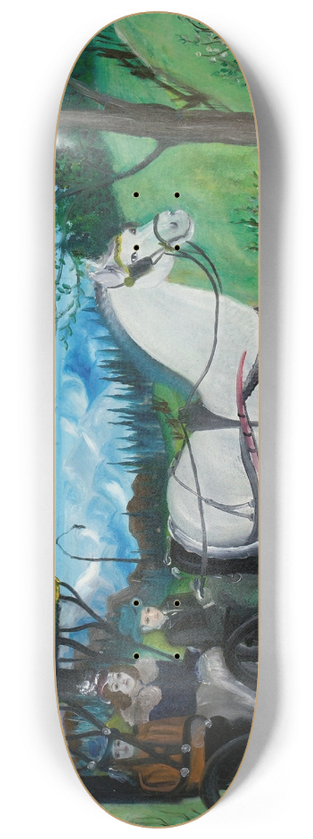 Simone Marie Bouchard - En Route Pour La Fte 8.25 inch art skate deck