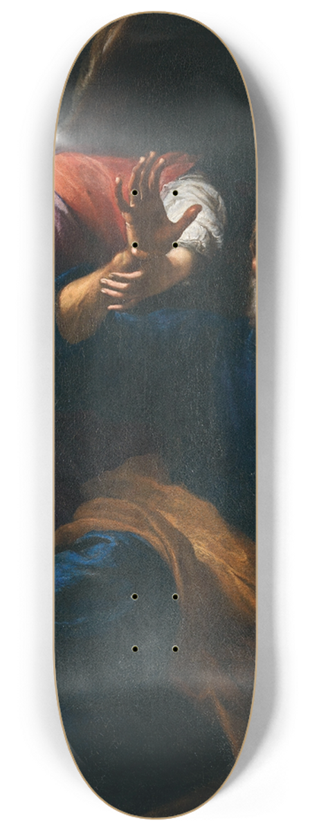 Simone Pignoni - The Liberation of Saint Peter 8.25 inch art skate deck