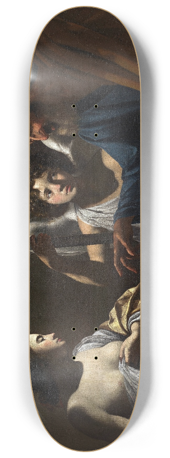 Simon Vouet - Saint Peter Visiting Saint Agatha In Prison 8.25 inch art skate deck