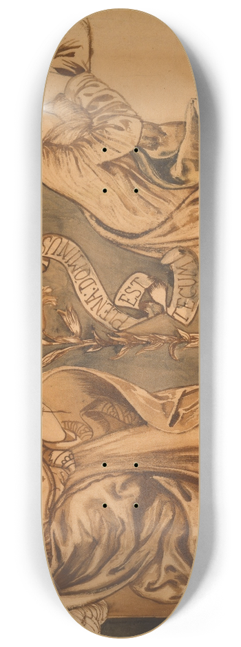 Sir Edward Coley Burne-Jones - The Annunciation 8.25 inch art skate deck